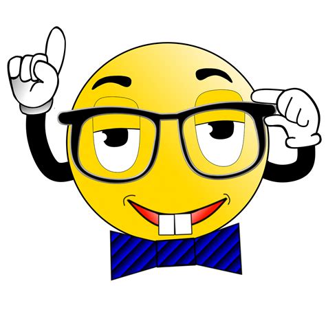 meme de emoji con lentes nerd